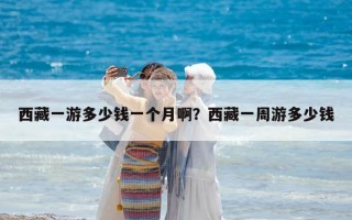 西藏一游多少钱一个月啊？西藏一周游多少钱