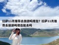 拉萨11月推荐去旅游吗现在？拉萨11月推荐去旅游吗现在能去吗