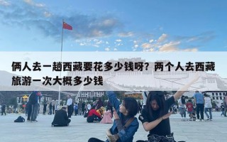 俩人去一趟西藏要花多少钱呀？两个人去西藏旅游一次大概多少钱