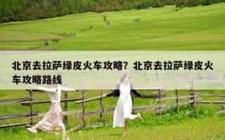 北京去拉萨绿皮火车攻略？北京去拉萨绿皮火车攻略路线