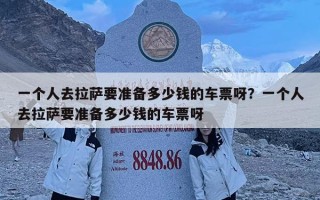 一个人去拉萨要准备多少钱的车票呀？一个人去拉萨要准备多少钱的车票呀