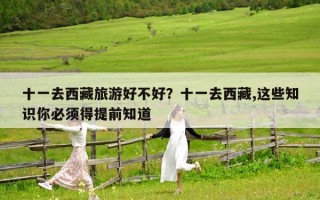 十一去西藏旅游好不好？十一去西藏,这些知识你必须得提前知道