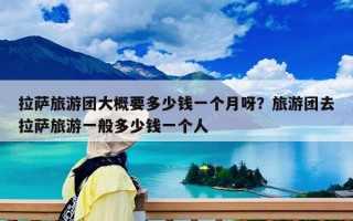 拉萨旅游团大概要多少钱一个月呀？旅游团去拉萨旅游一般多少钱一个人