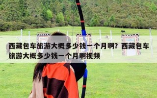 西藏包车旅游大概多少钱一个月啊？西藏包车旅游大概多少钱一个月啊视频