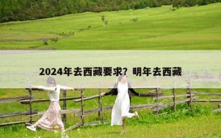 2024年去西藏要求？明年去西藏