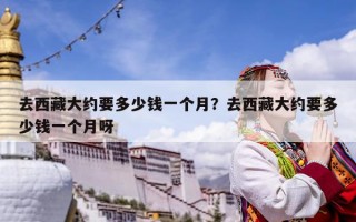 去西藏大约要多少钱一个月？去西藏大约要多少钱一个月呀