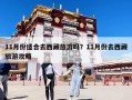 11月份适合去西藏旅游吗？11月份去西藏旅游攻略