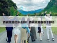 西藏旅游团队名称？西藏旅游群取个群名