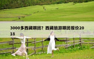 3000多西藏跟团？西藏旅游跟团报价2018