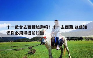 十一适合去西藏旅游吗？十一去西藏,这些知识你必须得提前知道