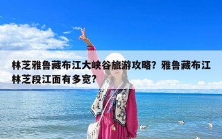 林芝雅鲁藏布江大峡谷旅游攻略？雅鲁藏布江林芝段江面有多宽?