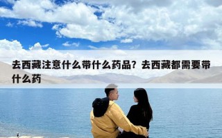 去西藏注意什么带什么药品？去西藏都需要带什么药