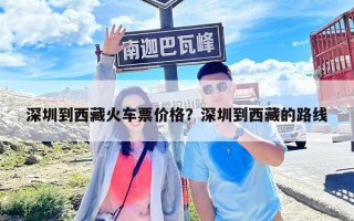 深圳到西藏火车票价格？深圳到西藏的路线