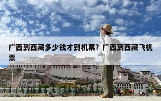 广西到西藏多少钱才到机票？广西到西藏飞机票