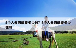 5个人去西藏要多少钱？5个人去西藏要多少钱呢