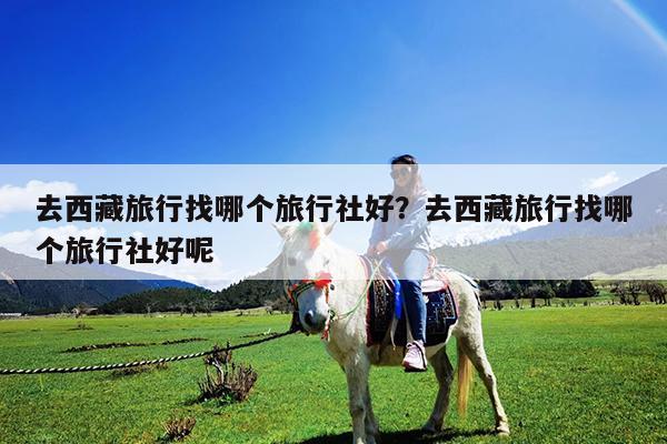 去西藏旅行找哪个旅行社好?去西藏旅行找哪个旅行社好呢