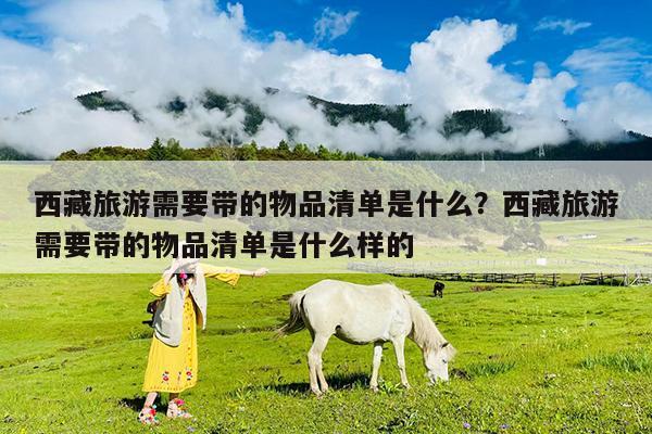 西藏旅游需要带的物品清单是什么?西藏旅游需要带的物品清单是什么样的